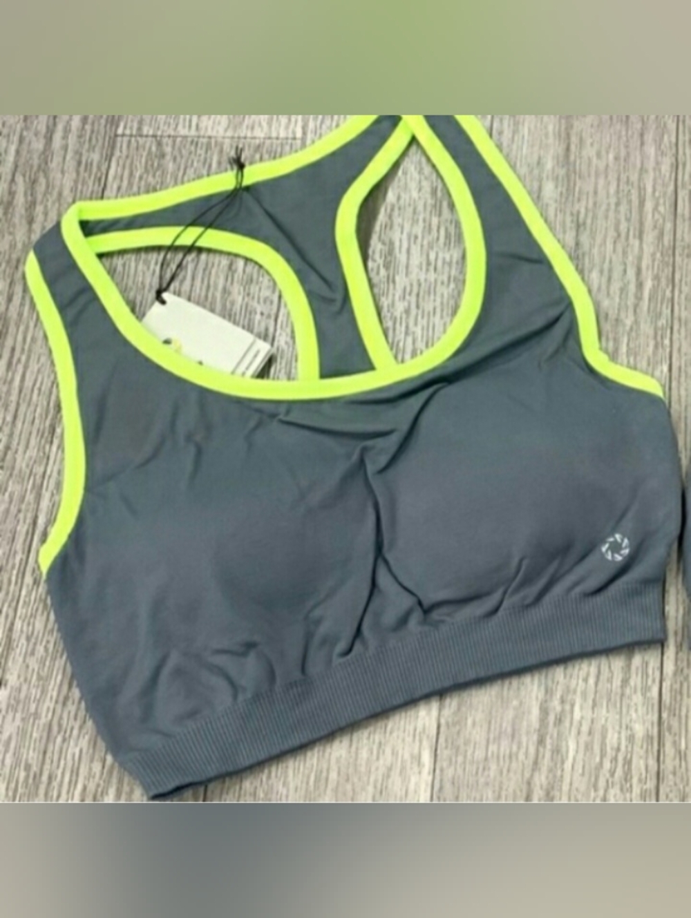 Nikibiki Racerback Moisture Wicking Athletic Sports Bra S/M